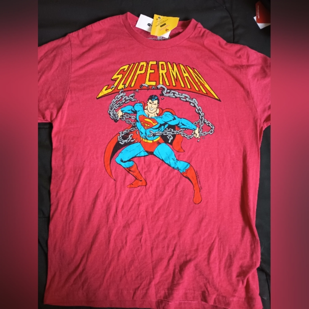 Superman T-shirt Men's L